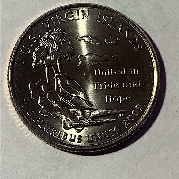 Uncirculated 2009 US Virgin Isalnd Quarters From Denver And Philidelpha Mint - Picture 2 of 4